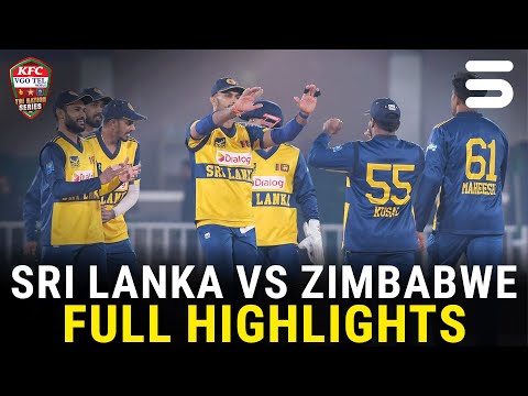 Full Highlights | Sri Lanka vs Zimbabwe | Match 05 | Tri Nation Series | PCB | M3W1U