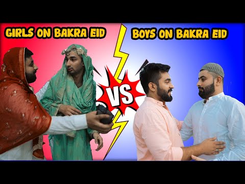 Girls on Bakra Eid Vs Boys on Bakra Eid | DablewTee | WT | Comedy Skit | Eid-ul-Adha 2022