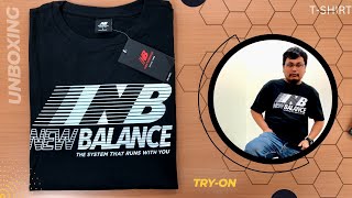 New Balance T-shirt | unboxing & try on | Azo Edition