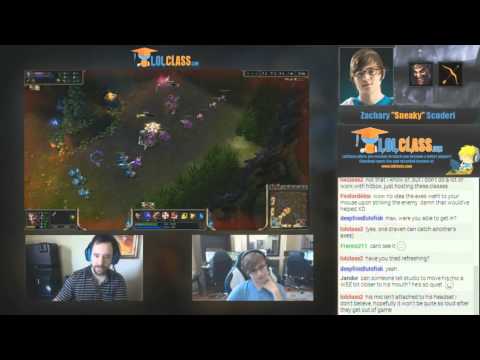 LolClass Pro Tips - C9 Sneaky's AD Guide to Draven in Lane ( 3 Axes Combo )