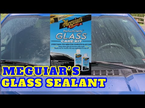 Meguiar's Glass Sealant and glass polish? This is how to use Meguiars perfect clarity glass care kit