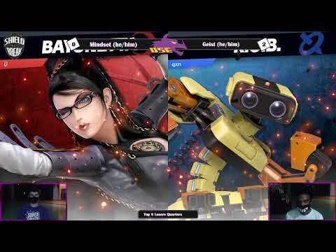 Geist (Bayonetta) vs Mindset (ROB) Top 8 Losers Quarters Shield Break Donkey Kong