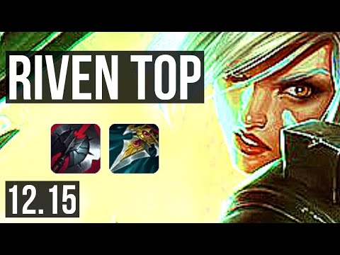 RIVEN vs TRUNDLE (TOP) | Rank 5 Riven, 2/0/3, 600+ games, 1.1M mastery | EUW Challenger | 12.15