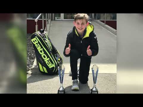 Tennis talent Vincent Reisach on his way to becoming a professional