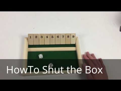 HowTo Shut the box erklärt / angespielt, first game