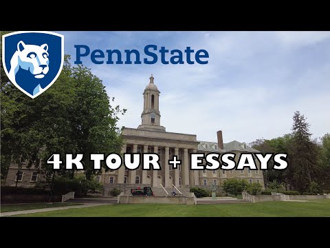 Penn State University Tour [4K] + Admissions Tips #pennstate #collegetour #collegeadmissions