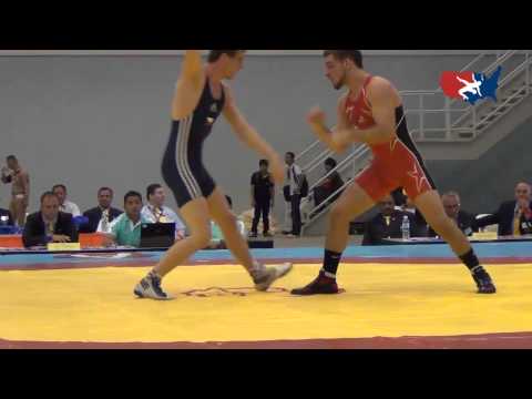 2012 Junior Worlds - GR 66kg - Nick Alvarez (USA) vs. Matous Morbitzer (CZE)
