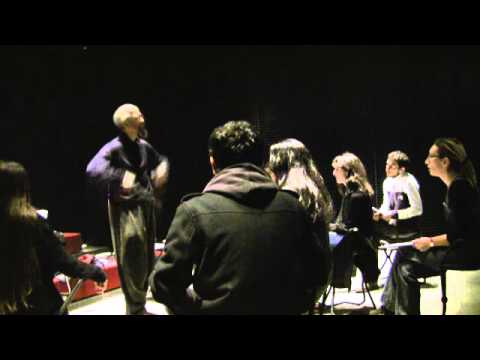 Lawrence 'Butch' Morris prova yaparken/rehearses @ SALT Beyoğlu