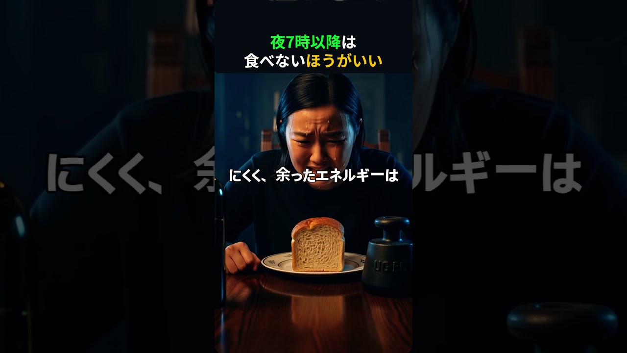 「夜7時以降は食べないほうがいい」#医療 #健康 #健康診断 #病気 #予防医療 #予防医学 #予防 #雑学