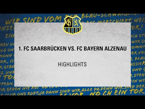 1 FC Saarbrücken - FC Bayern Alzenau - Spielzusammenfassung (9. Spieltag) 19/20
