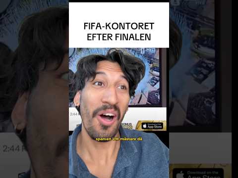 FIFA-kontoret efter finalen 😂 #komedi #humor #fotboll