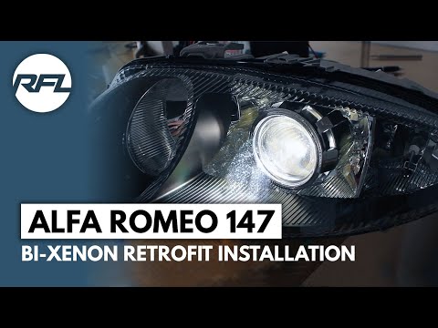 Alfa Romeo 147 pre facelift | Bi-Xenon projector Mini H1 Retrofit DIY installation
