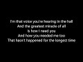 Billy Joel - For The Longest Time [Lyrics]