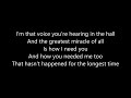 Billy Joel For The Longest Time Lyrics