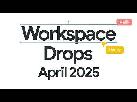 Workspace feature drop: Save time & work smarter with new Google Workspace features! ⏱️