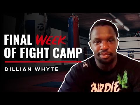 トレーニング最終週：ディリアン・ホワイティ、アレクサンダー・ポヴェトキン戦に向けてファイトキャンプについて語る (FINAL WEEK OF TRAINING: Dillian Whyte Talks About His Fight Camp Ahead Of Alexander Povetkin Fight)