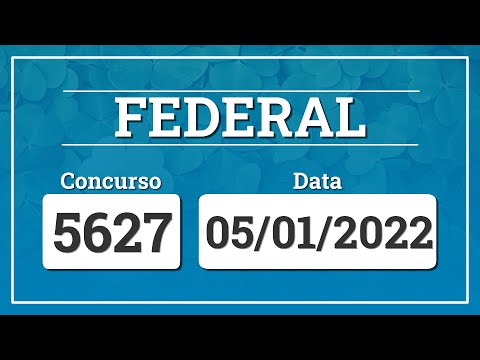 Capa de LOTERIA FEDERAL 5627