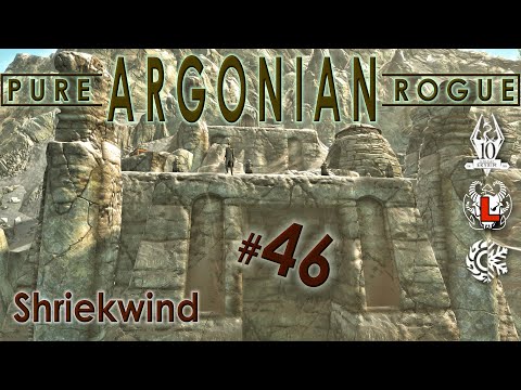 Pure ARGONIAN Rogue (46) - SHRIEKWIND - Vanilla Skyrim AE Legendary Survival Playthrough