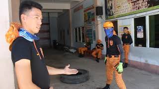 obstacle rescue relay (Barangay Category) - 1st BFP Caraga UFC