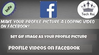 Facebook Trick - Make Your Profile Picture a Looping Video | Profile Video on Facebook