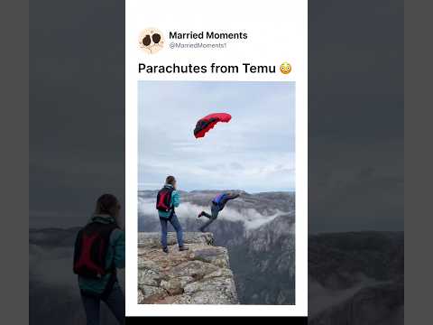 Trying Parachutes from Temu 😳 #usa