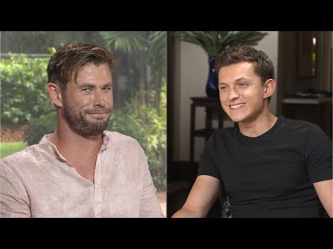 Unsuited with Chris Hemsworth and Tom Holland