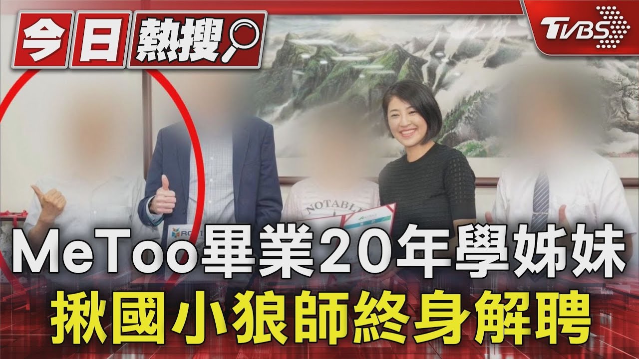 MeToo畢業20年學姊妹 揪國小狼師終身解聘