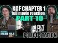 POLICE STATION SCENE | KGF Chapter 1 full movie reaction | Kannada | PART 10