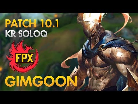 FunPlus Phoenix GimGoon - Pantheon Top Lane - KDA 14/5/12