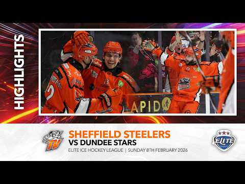 Sheffield Steelers v Dundee Stars - Elite League - 8th February 2026
