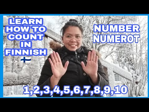 HOW TO COUNT 1-10 IN FINNISH? LEARN NUMBERS|NUMEROT|TAGALOG-ENGLISH-FINNISH|PINAY IN FINLAND|V#191