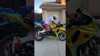 I like this one more #shorts #motorcycle #rainbow #crazy