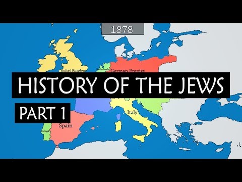 History of the Jews - Summary on a Map