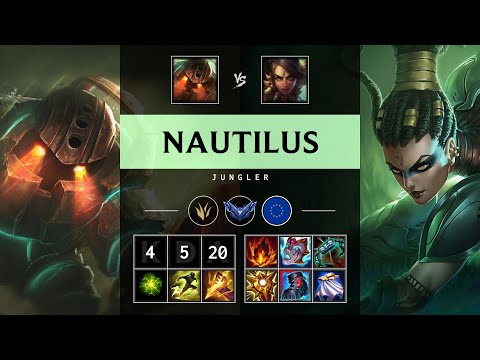 Nautilus Jungle vs Nidalee - EUW Diamond Patch 25.15