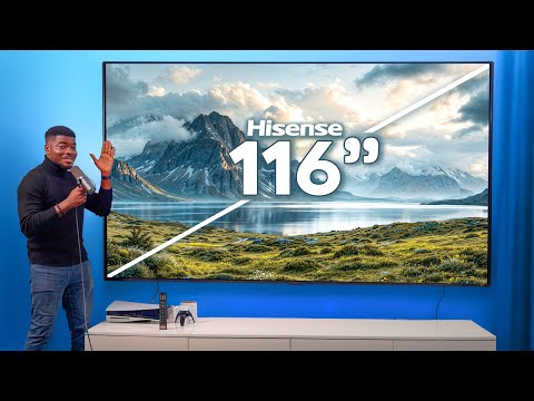 I Got the World's Largest TV - Hisense 116 inch UX