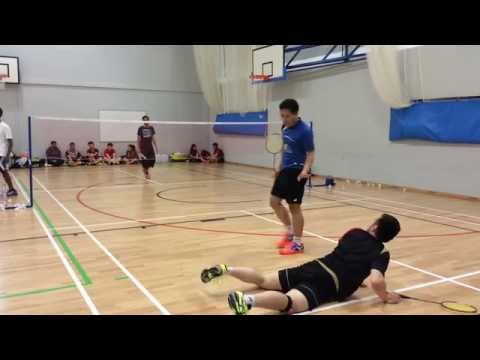 ISO Badminton Tournament 2015 Mens B Semi Final 1