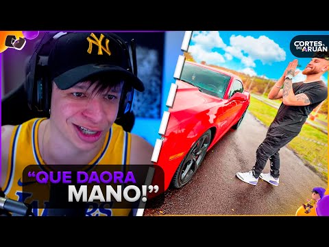 ARUAN REAGE: ESSE É MEU CARRO NOVO !! 😍🙏🏻 (FELIPE CORONADO) - Cortes do Aruan