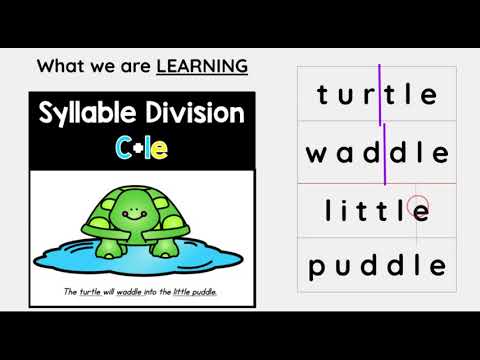 Consonant + LE (Part 1)