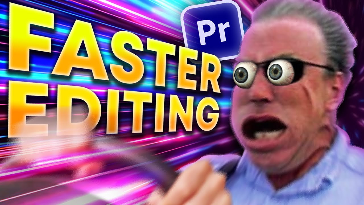 How To Edit FASTER In Premiere Pro! (5 Tips)