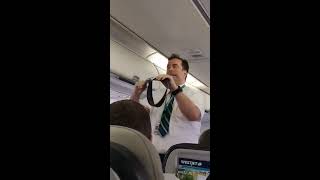 Humorous WestJet Flight Attendant (Absolutely Funny)