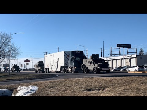 How the US Air Force Moves an ICBM Nuclear Warhead Through Great Falls, Montana to Malmstrom AFB