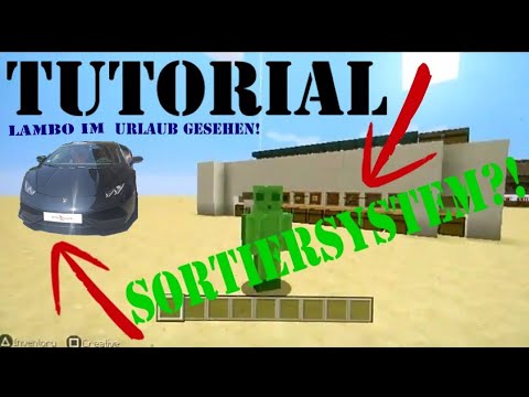 Sortiersystem in Minecraft? Ist das machbar? | Tutorial