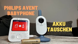 Philips AVENT Video Babyphone I AKKU TAUSCHEN