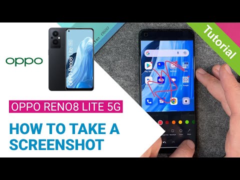 OPPO Reno8 Lite 5G - How to take a Screenshot • 📱 • 📸 • 🖼 • Tutorial