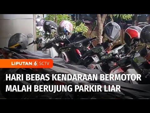 Uji Coba Car Free Day di Mapolda Metro Jaya Berujung Parkir Liar | Liputan 6