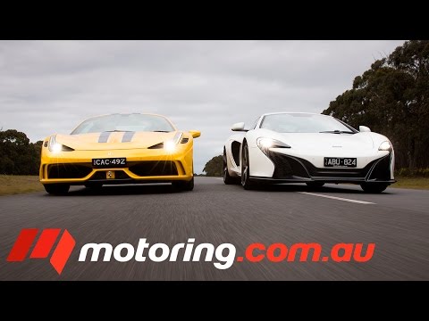 2014 Ferrari 458 Speciale and McLaren 650S Review