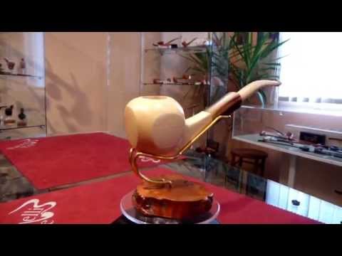 Pipa in limone half bent panel - www.paronellipipe.it