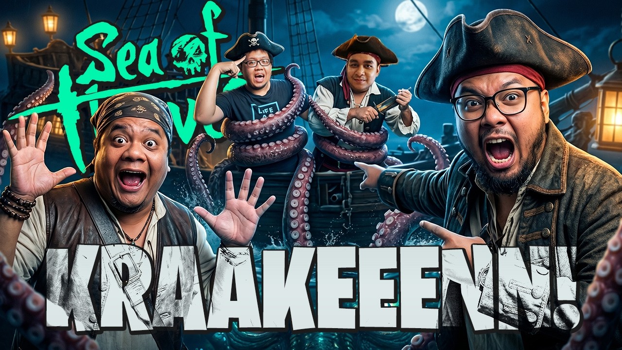 Megalodon?, Kraken?, Kapal Hantu?, AKAN SAYA LAWAN! - SEA OF THIEVES NGAKAK ABIS!