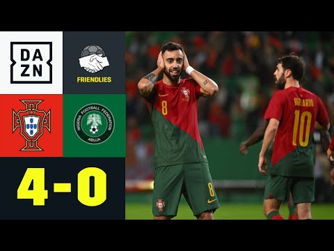 Starker Bruno! Portugiesen auch ohne CR7 in WM-Form: Portugal - Nigeria 4:0 | Friendlies | DAZN