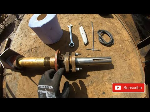 How to repack an old type of stern gland